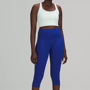 Lululemon Fast and Free High-Rise Leggings in Cobalt Blue 23”